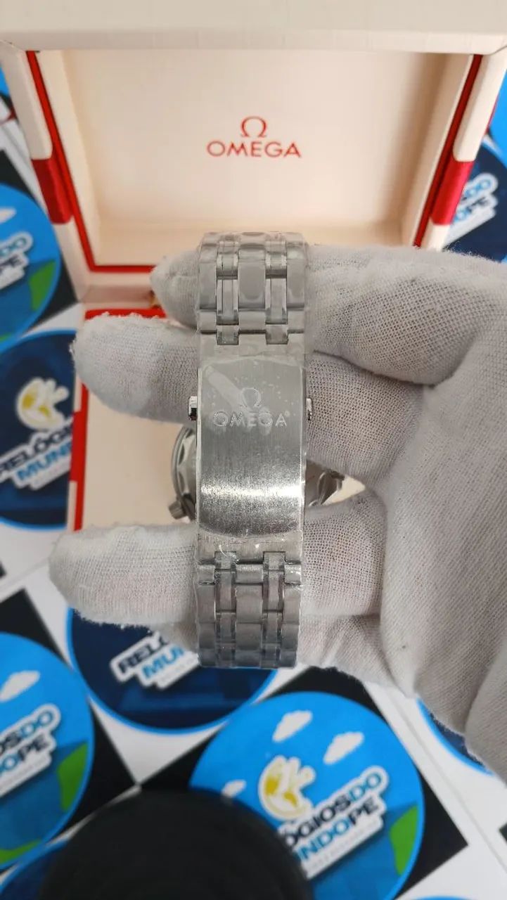 RELÓGIO OMG SEAMASTER PROFISSIONAL DIVER 300 AZUL - Foto 5