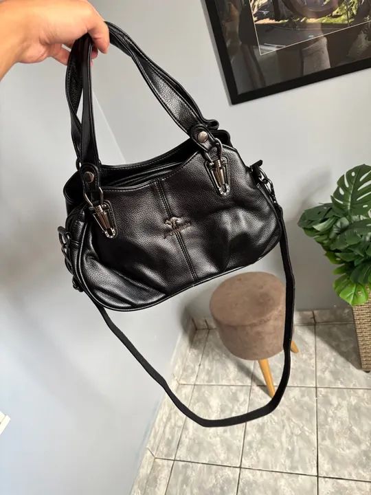 Bolsa de Ombro Preta - Foto 4