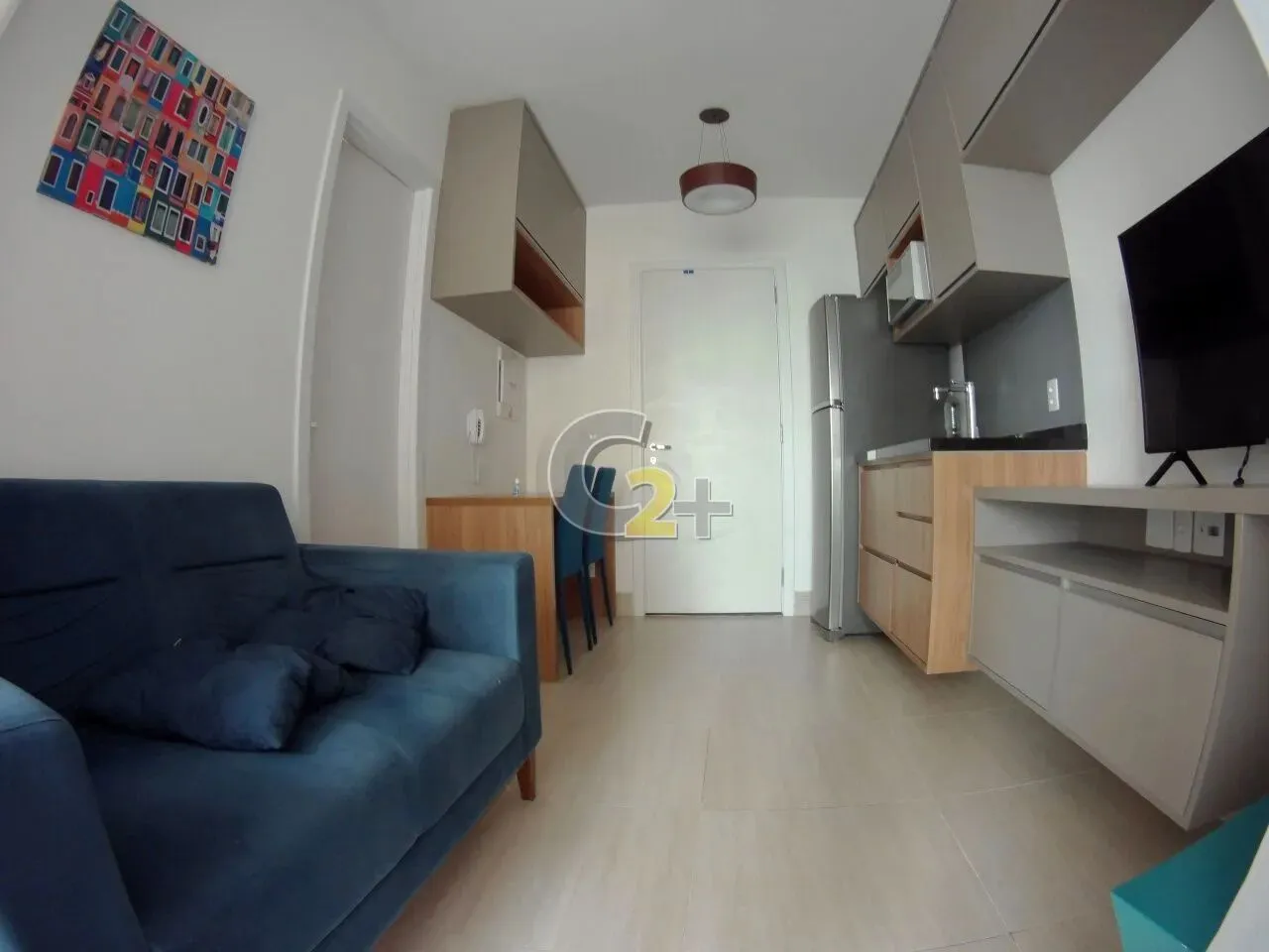 Apartamento para locação na Santa Cecília, 1 quarto, 1 vaga de garagem.