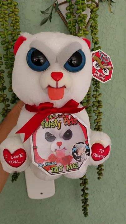 Pelúcia Feisty Pets Love original - Foto 2