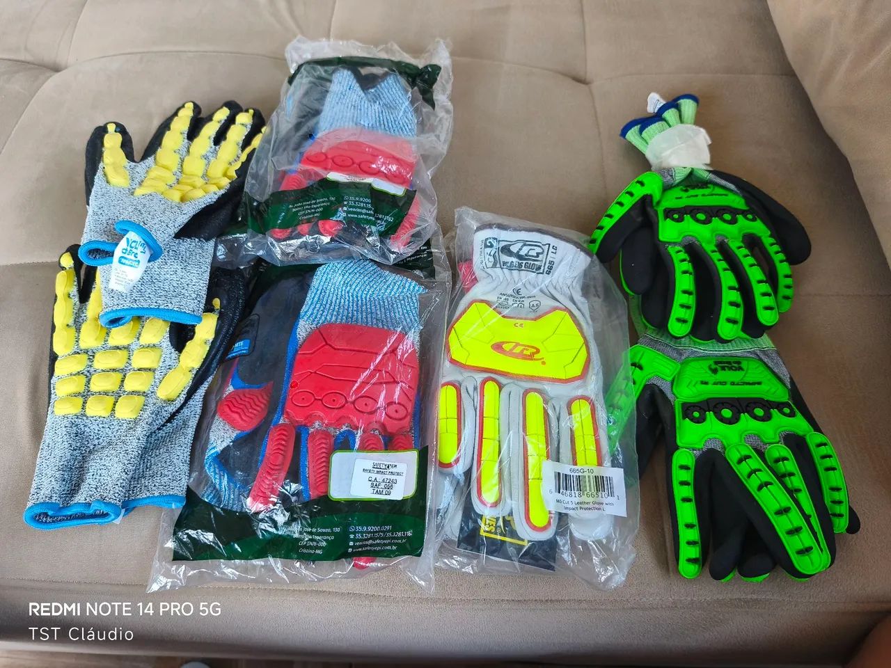  Vendo Luvas anti-impacto de Segurança para Esportes Radicais