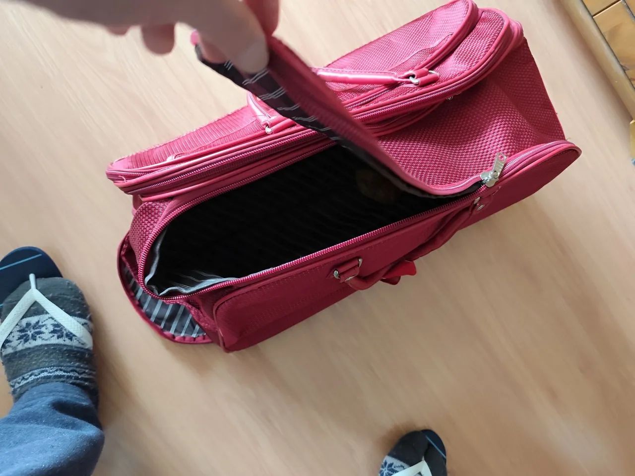 Mala de viagem vermelha64520814149634122