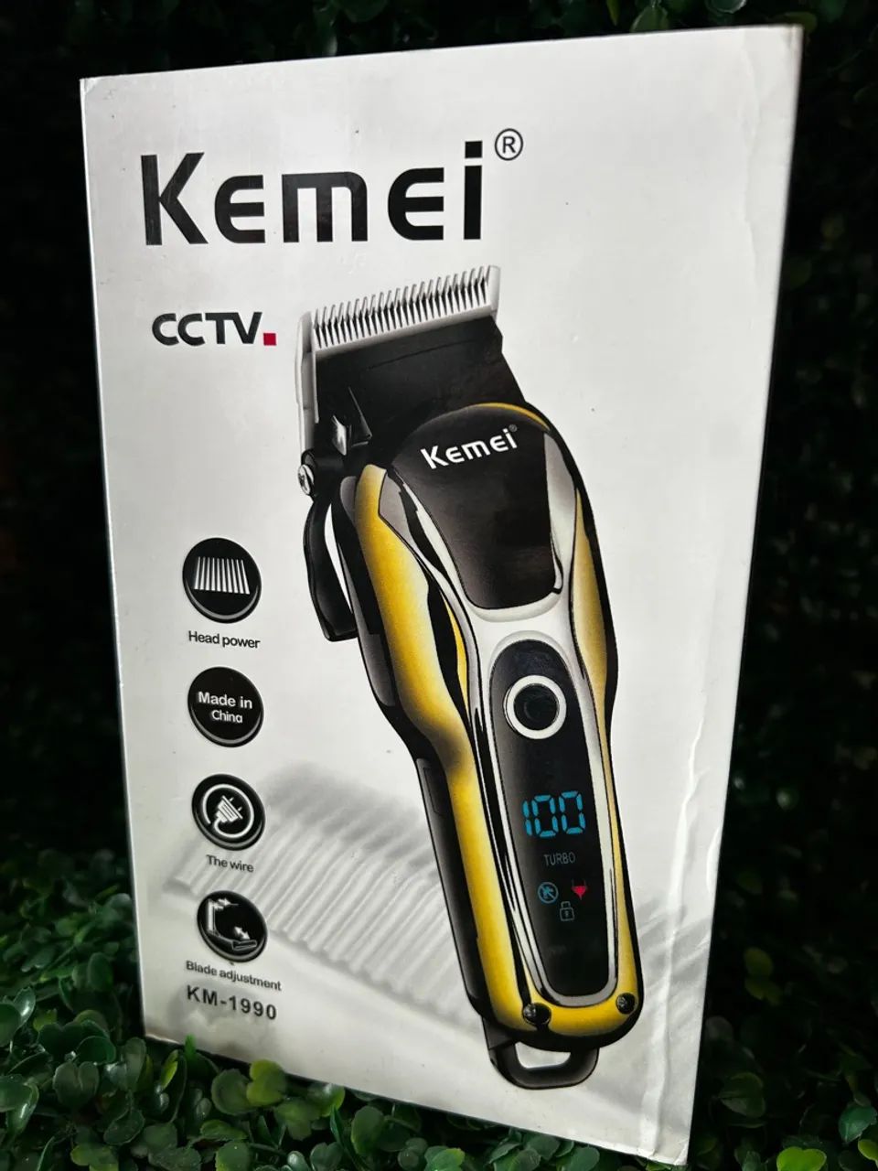 Máquina Kemei nova a pronta entrega 