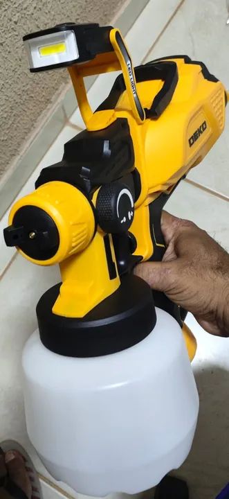 Pistola De Pintura 1.2l 550w 220v Com Led - Foto 2
