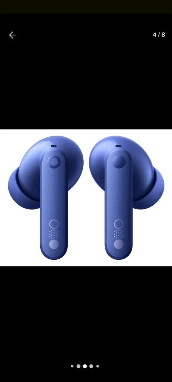 Fone de ouvido Bluetooth 5.3 By Nothing Buds Pro 2 azul - Foto 3