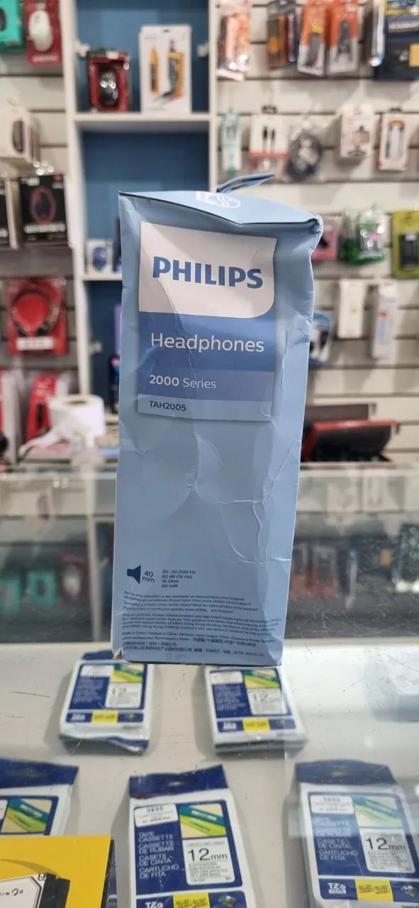 Fone de Ouvido Philips Headphone TAH2005 Preto - NOVO COM CAIXA ABERTA - Foto 4