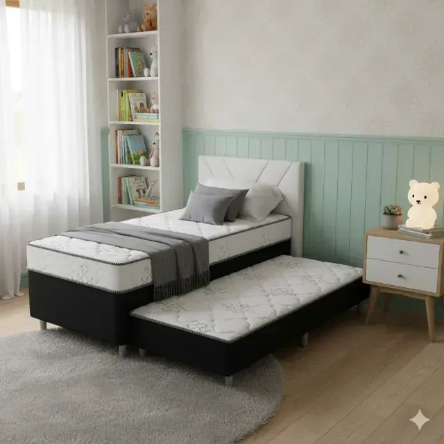 Promoção Cama Box Solteiro com Auxiliar novo