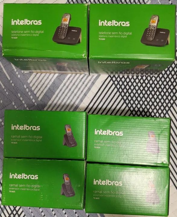 Aparelhos Telefone digital sem fio e ramal