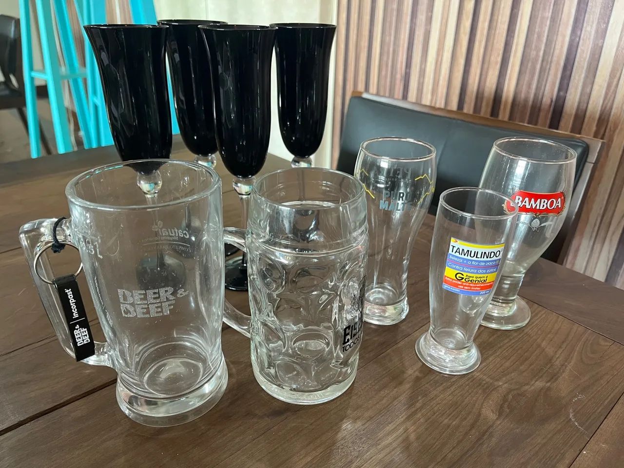 Conjunto de taças, Copos e Canecas de Vidro