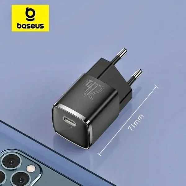 Carregador Rápido Baseus iPhone Samsung Novo lacrado 