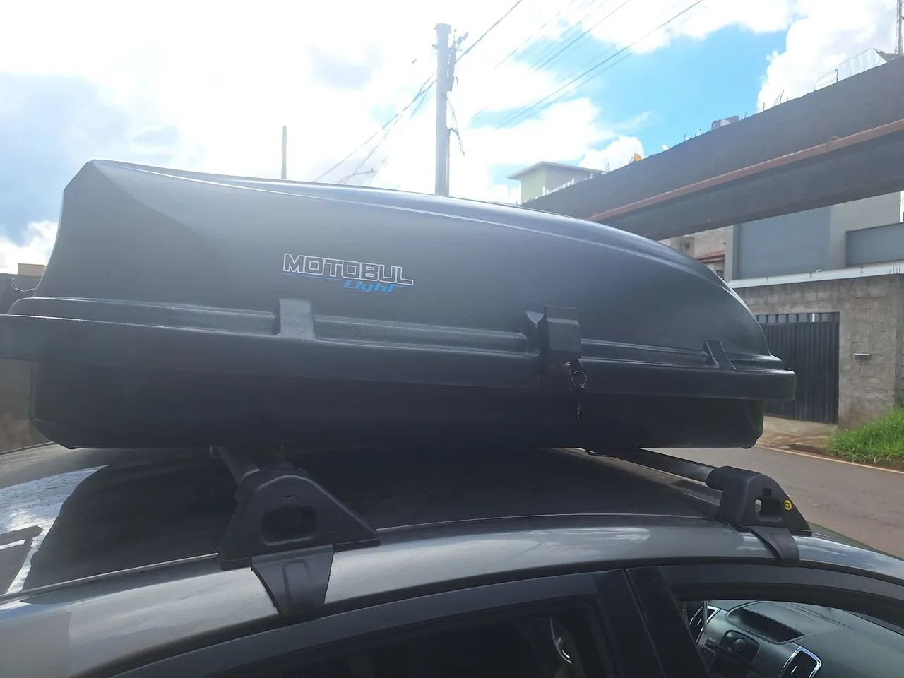 Bagageiro  de teto  500lt com suporte rack de aluminio - Foto 3