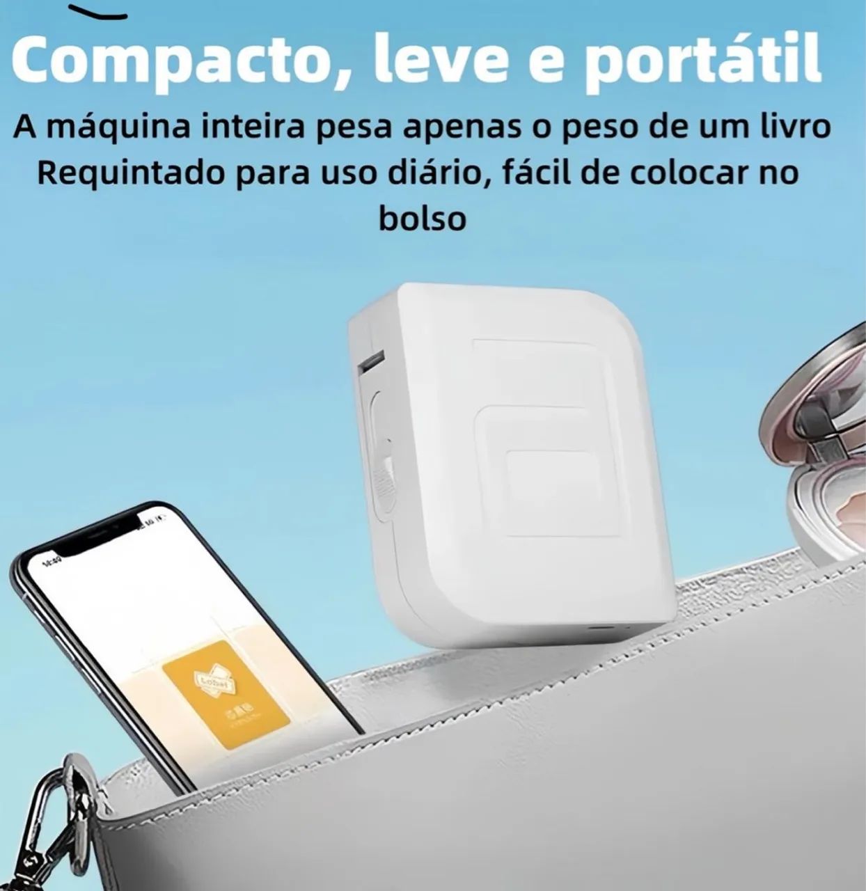 Impressora para Etiqueta Térmica Corte Manual Tomate MDK-E01 - Tomate  - Foto 5