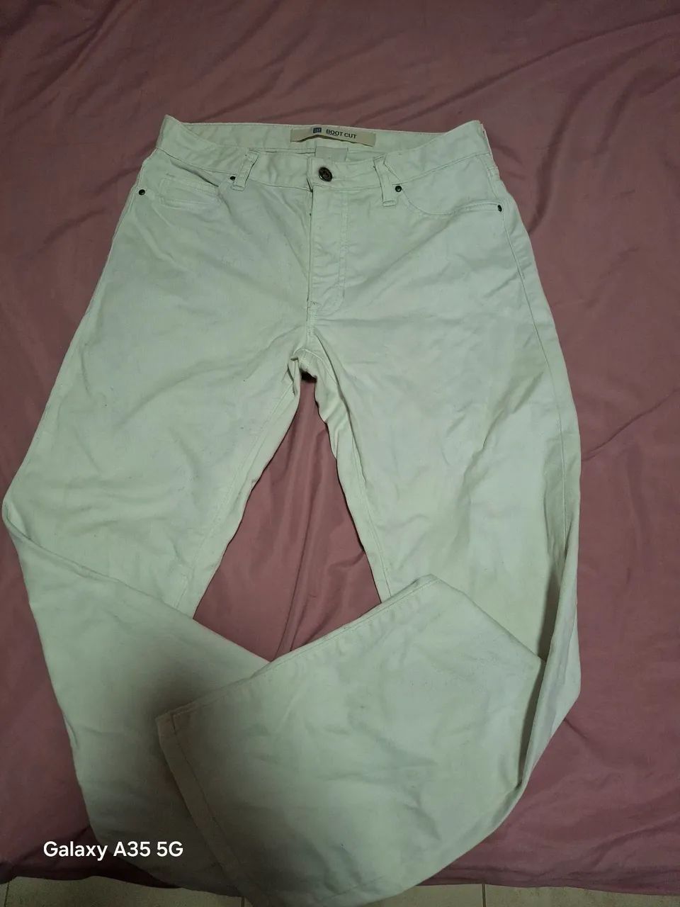 Calça jeans claro, tam 36 original. Bem conservada. - Foto 4