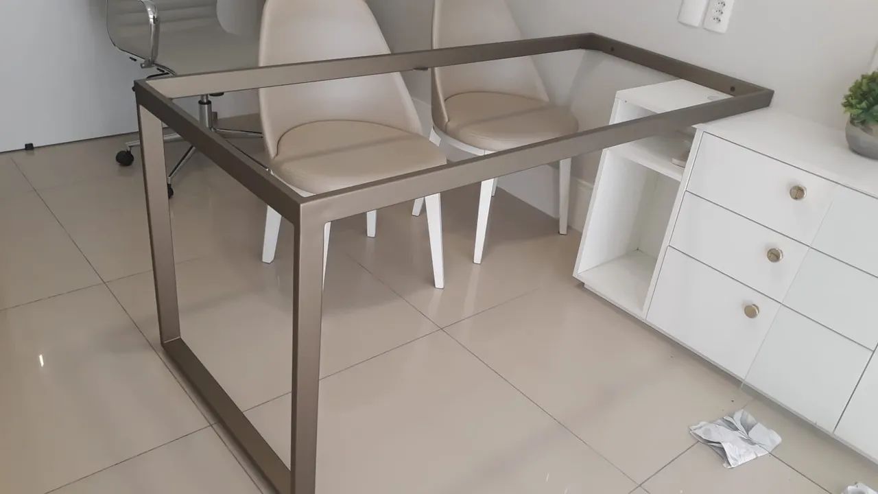 Pé de metalon na cor champanhe - Foto 4
