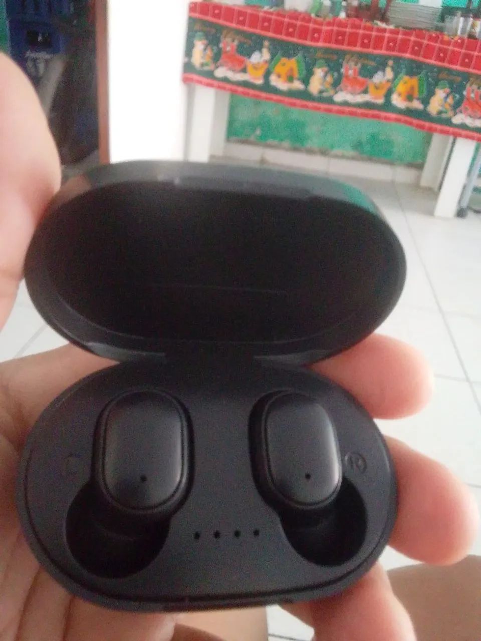Fone de ouvido bluetooth usado só uma vez 