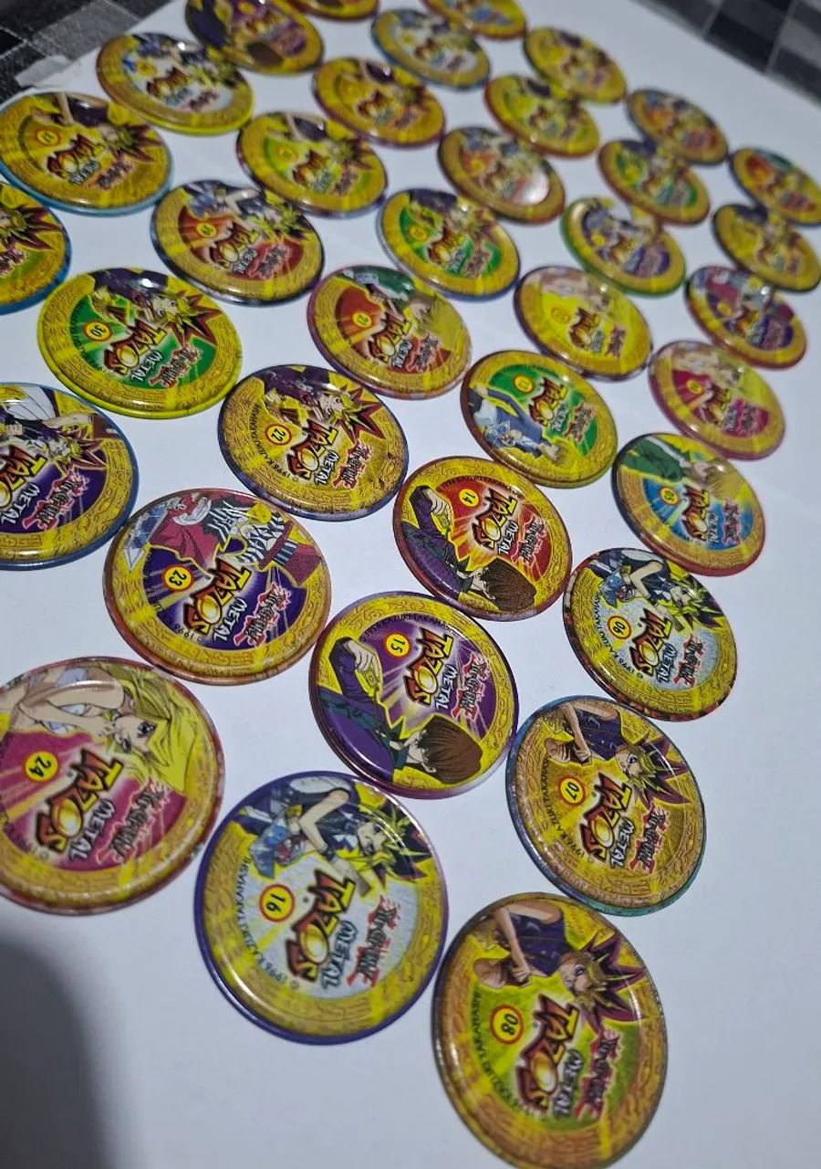 Coleção completa tazos yu-gi-oh! metal - Foto 4