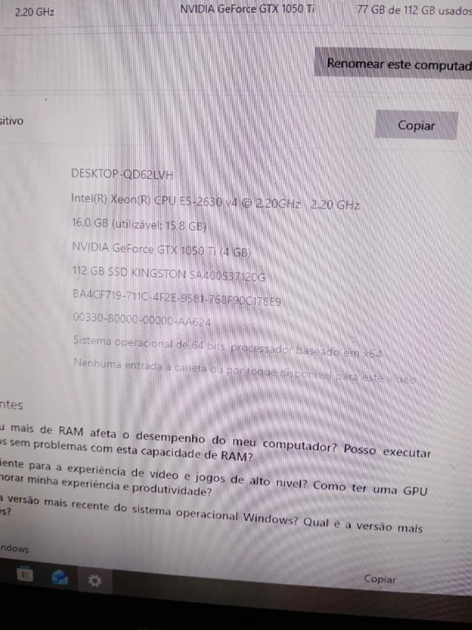 PC SEMI GAMER  sem monitor - Foto 4