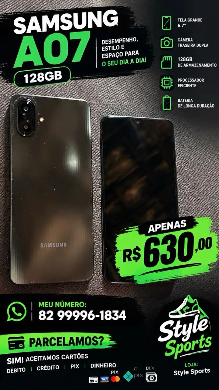 SANSUNG A07 128gb