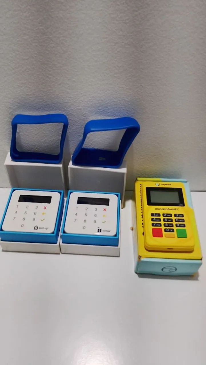 Maquininhas de cartão pagbank e sumup