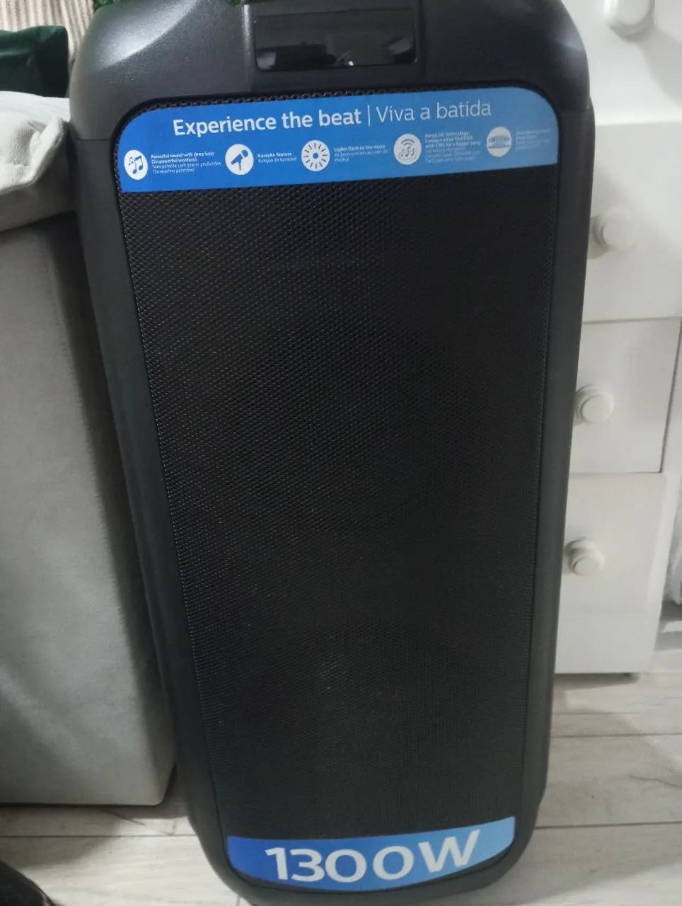 Vende caixa de som Philips 1300 w