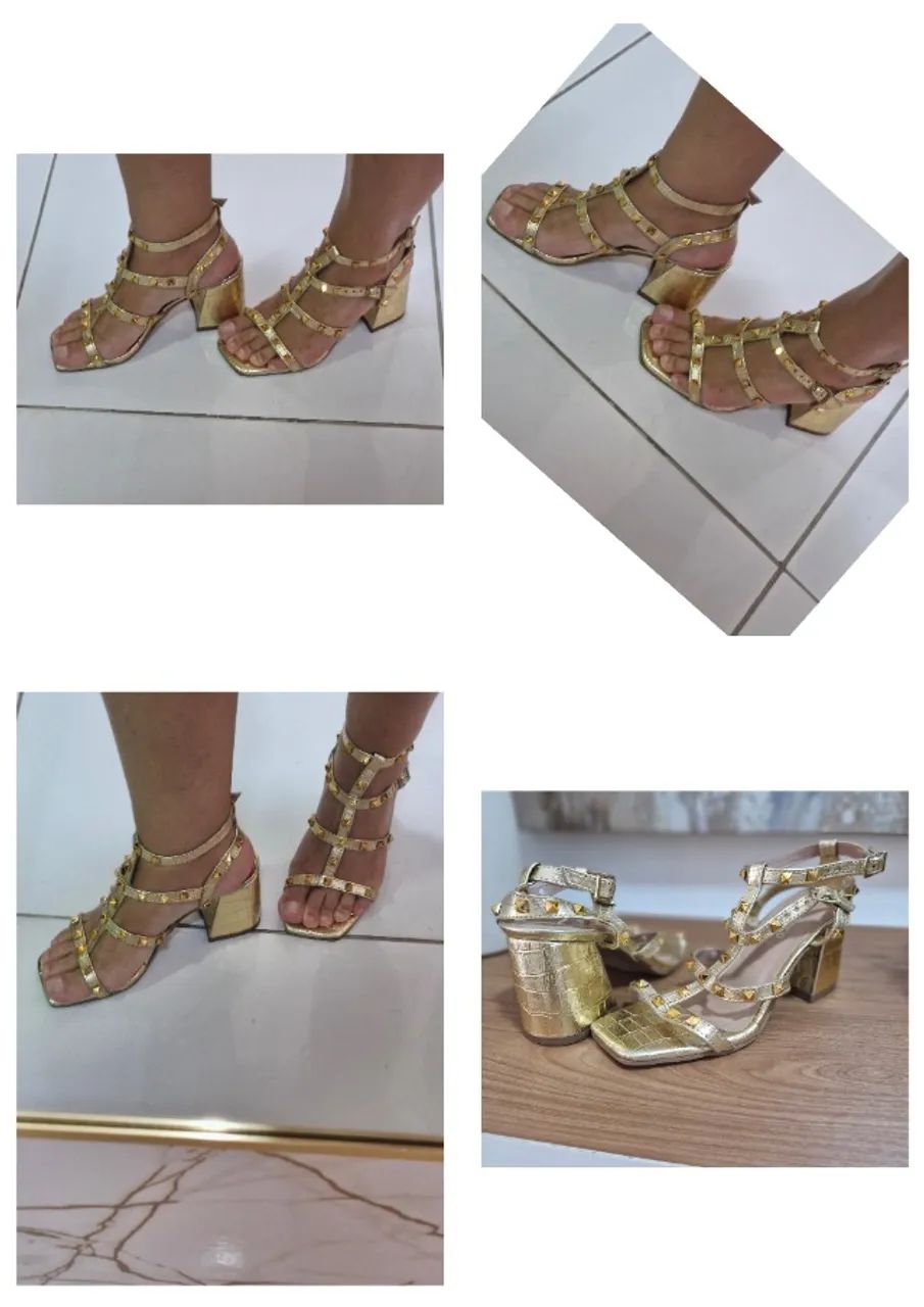 Sapatos novos e semi novos 
