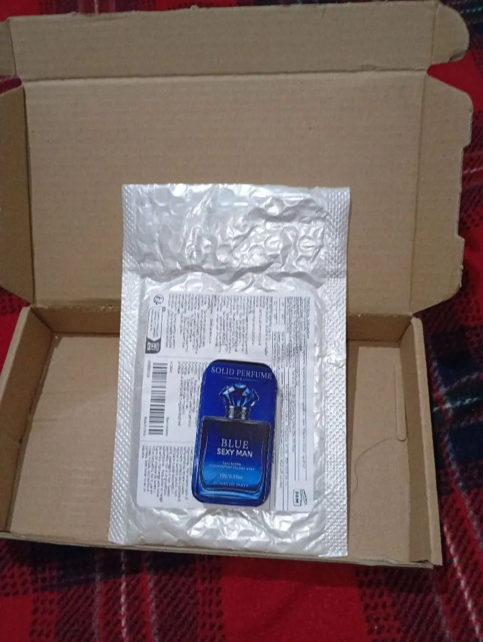 Perfume sólido BLUE sexyman 10gr importado - Foto 2