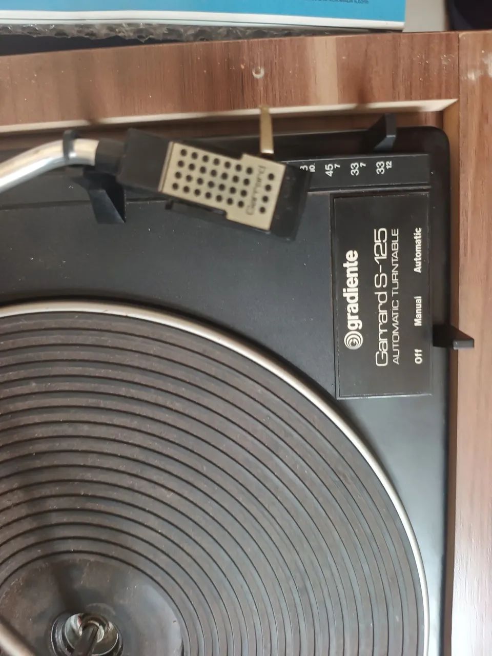 Toca disco Gradiente Garrard S-125 - Foto 2