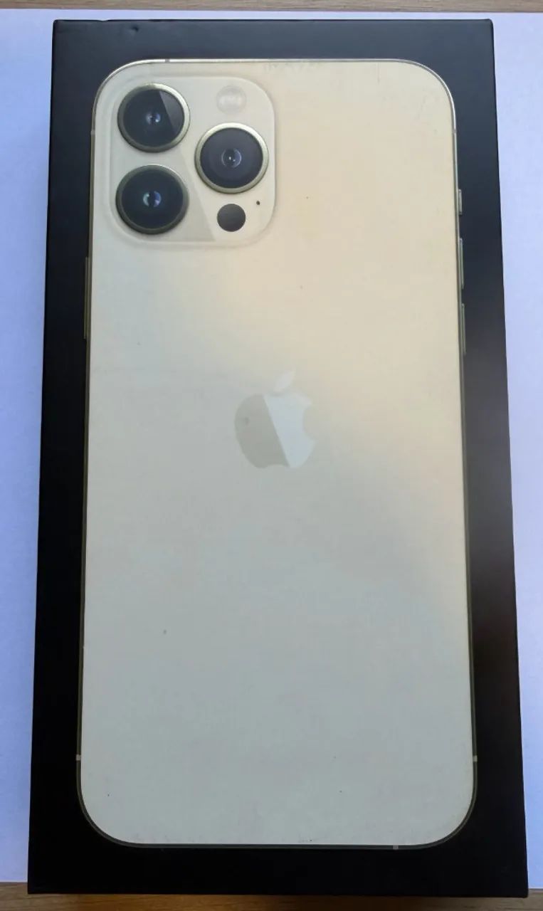 iPhone 13 Pro Max 256 Gb Dourado Excelente Estado - Foto 3