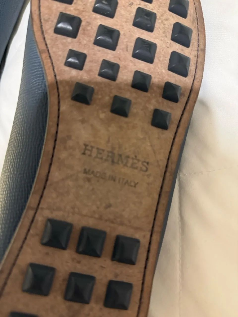 Mocassins HERMÉS masculino  - Foto 5