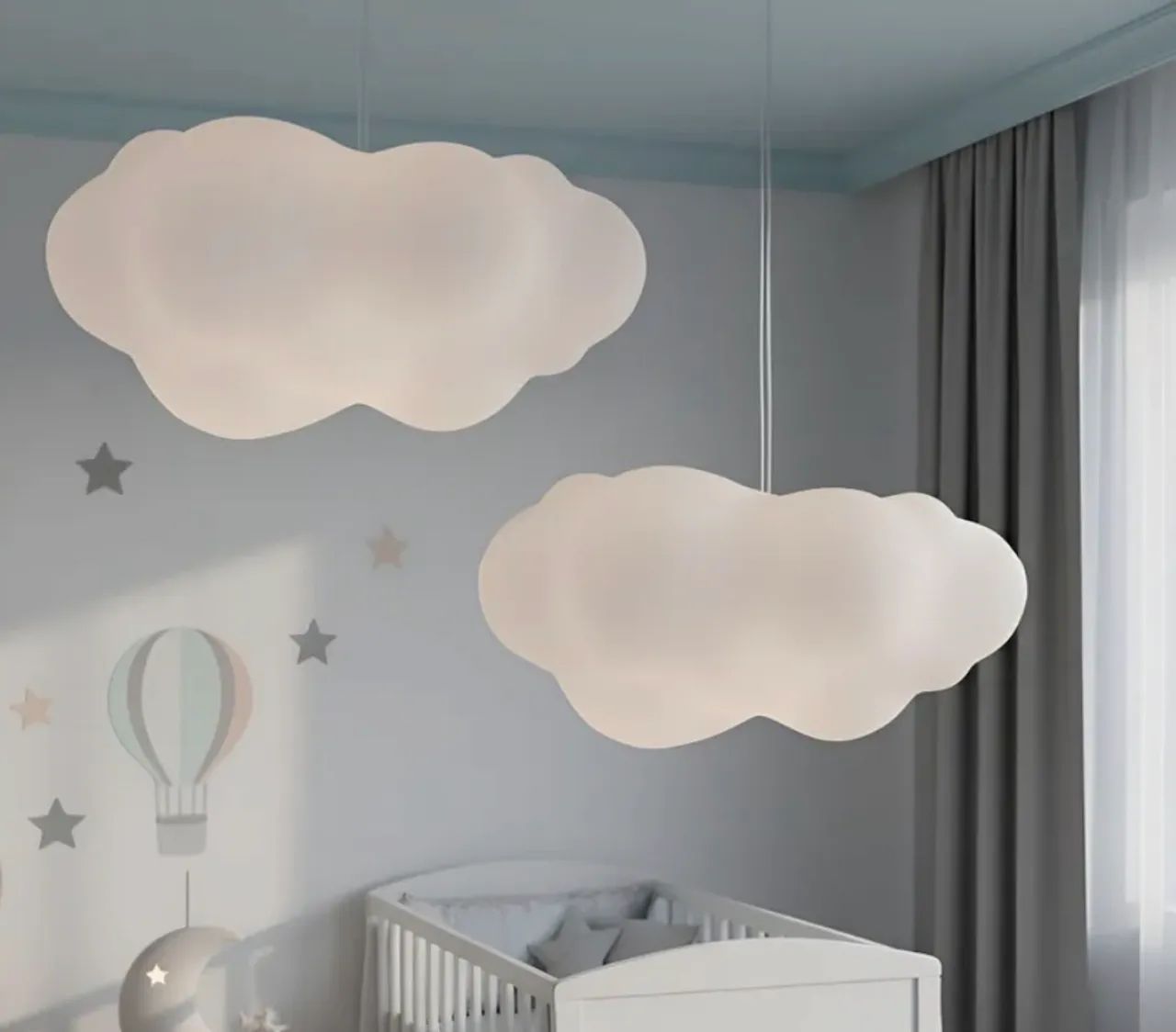 Luminárias em forma de nuvem - Foto 6
