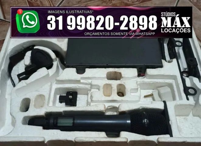  Aluguel de microfones sem fio profissionais para eventos em geral - Foto 4