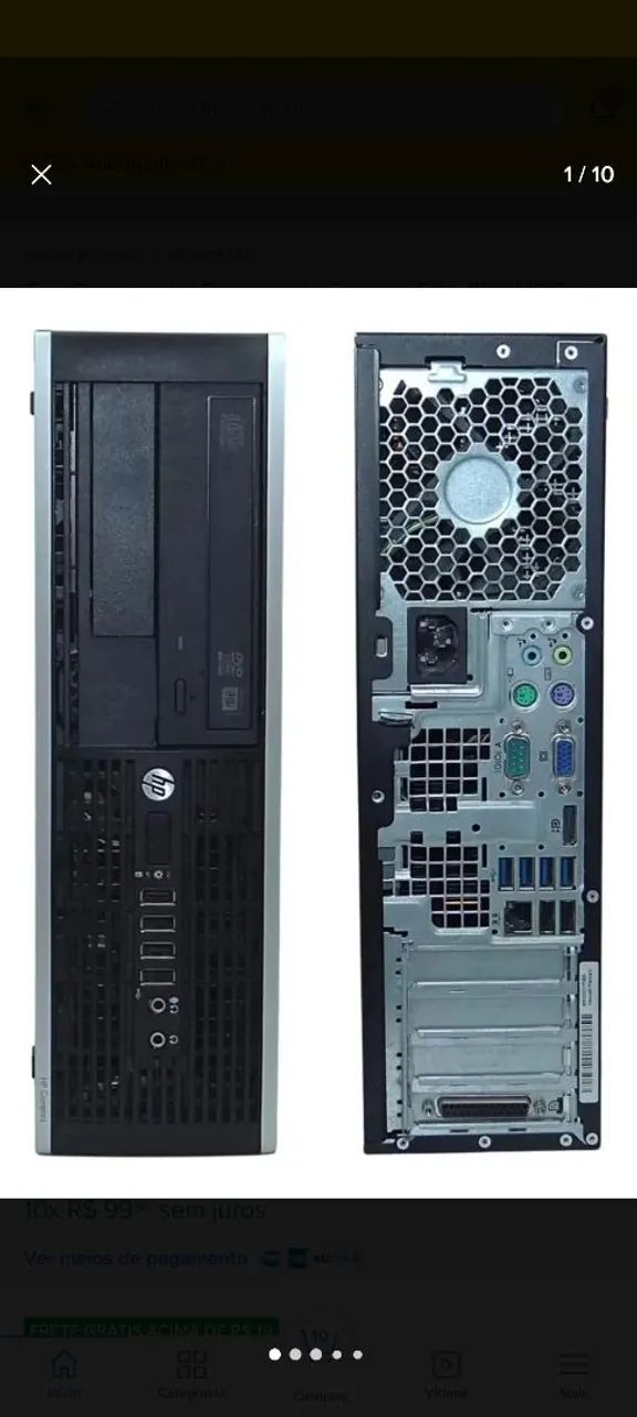Computador completo pc completo Hp Compaq pró 6305 amd