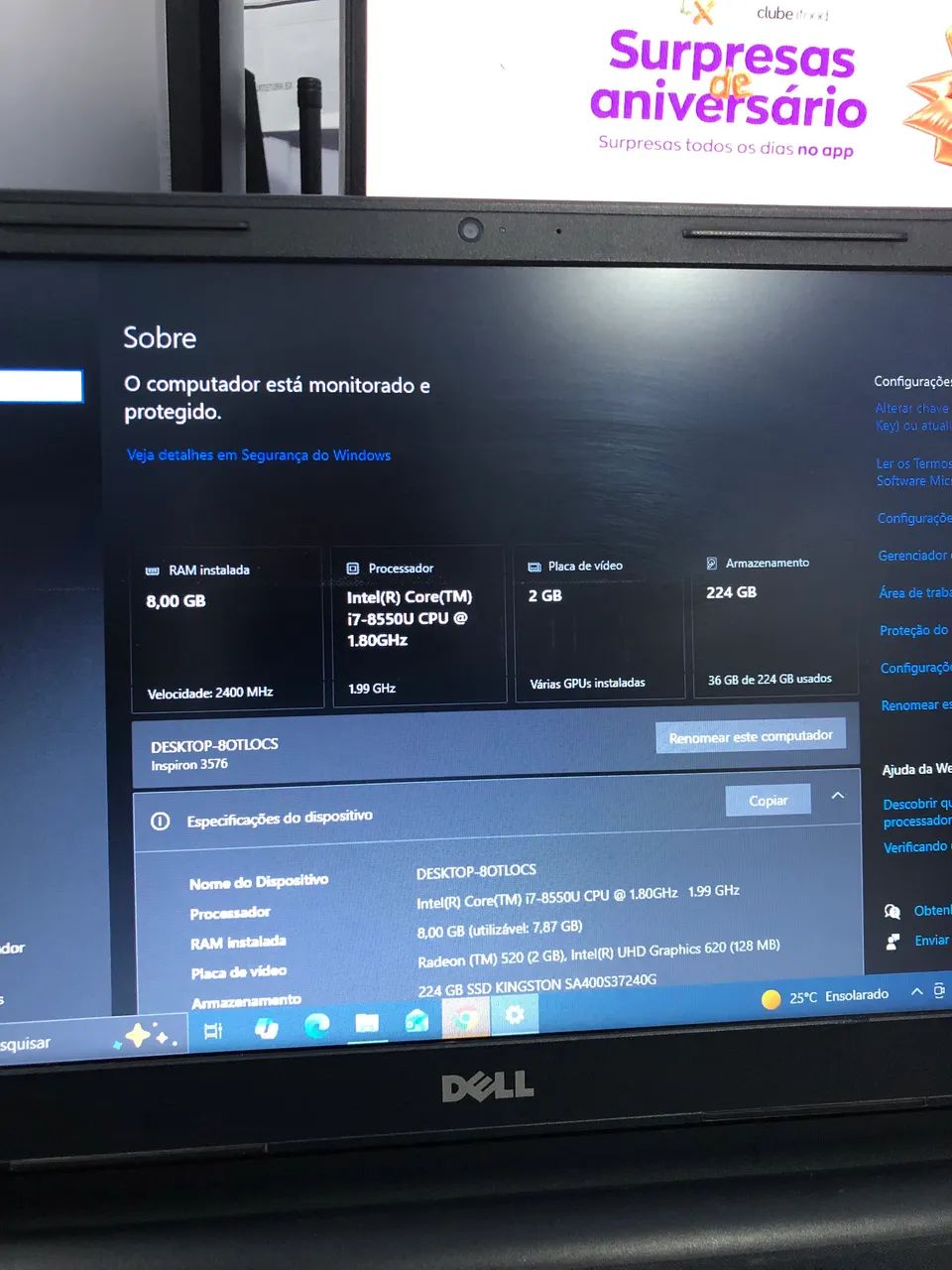 Notebook Dell Core i7 - Foto 3