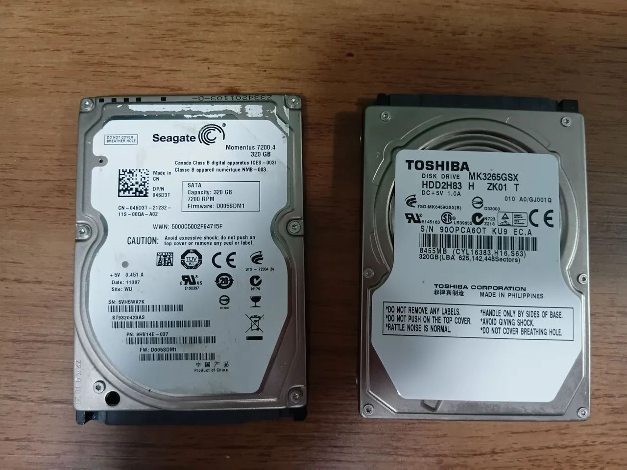 Hd de 320 gb em Alerta