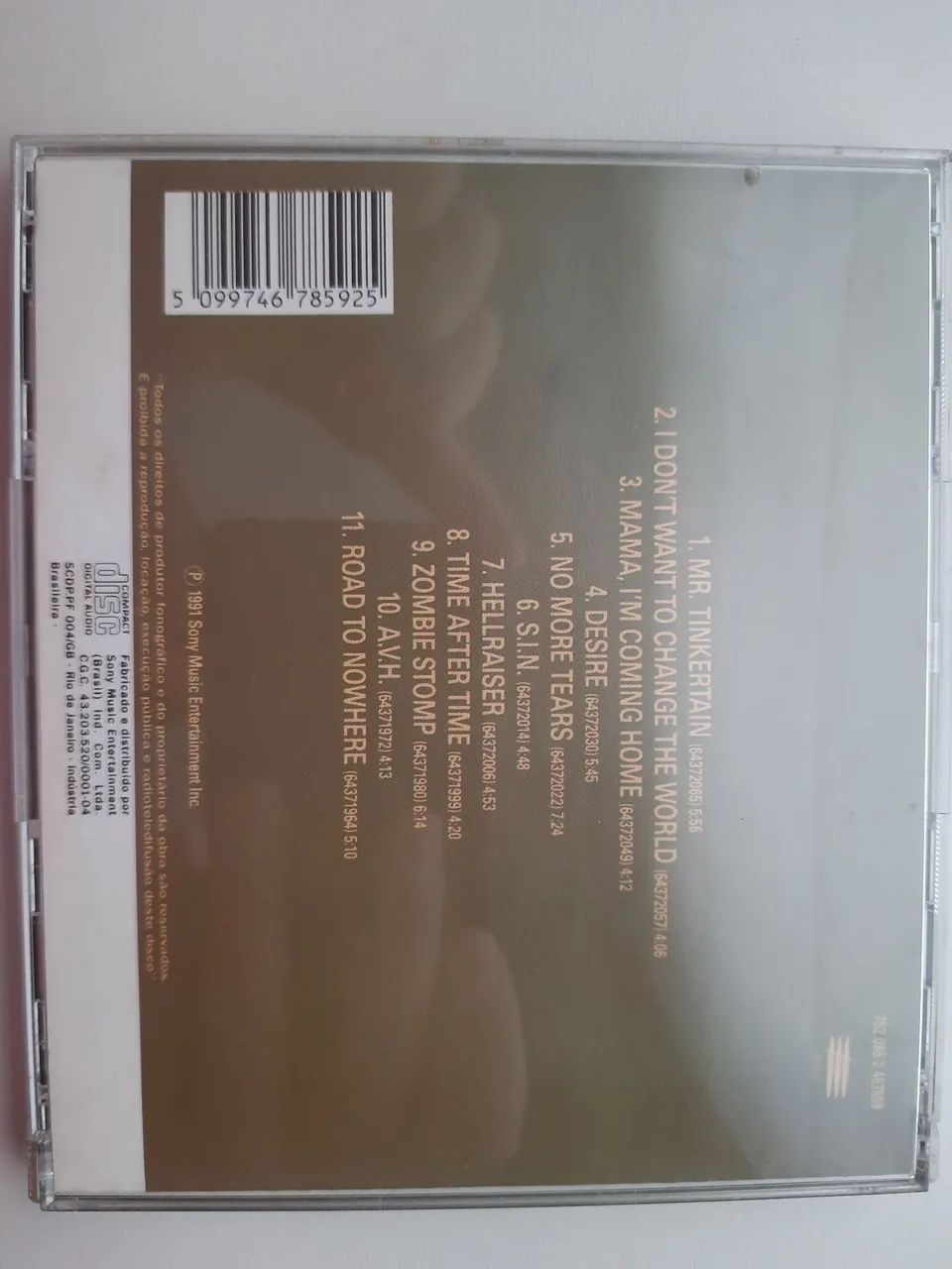 CD Ozzy Osbourne - No More Tears - Foto 2