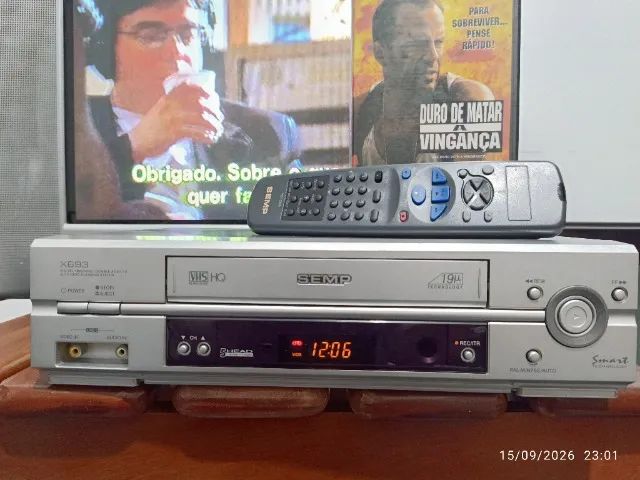 Vídeo Cassete SEMP (5 cabeças, com controle, mono) - Foto 2