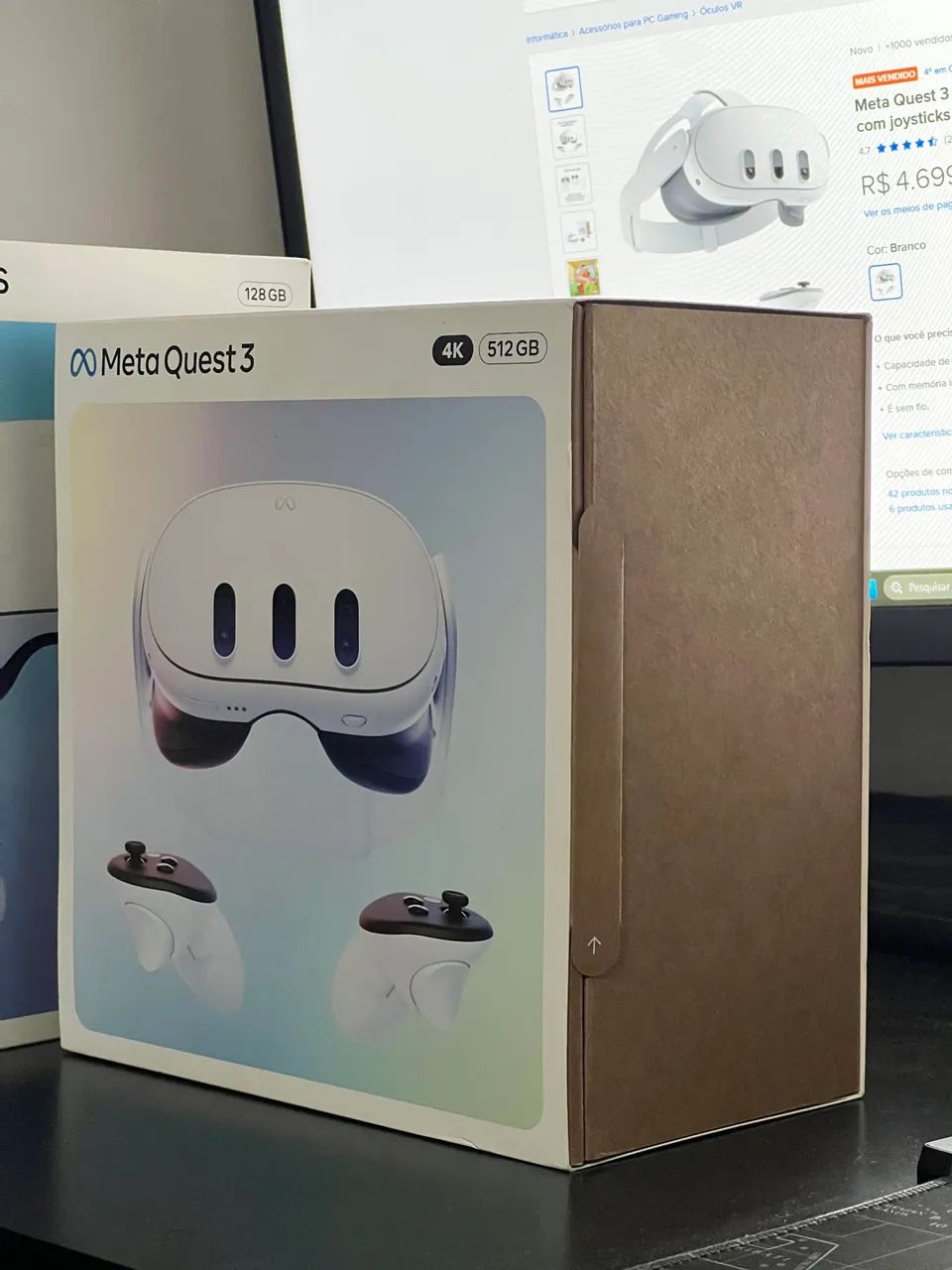 Quest3 【512GB】 Meta Quest 3 512GB Original – A Revolução em Realidade Virtual
