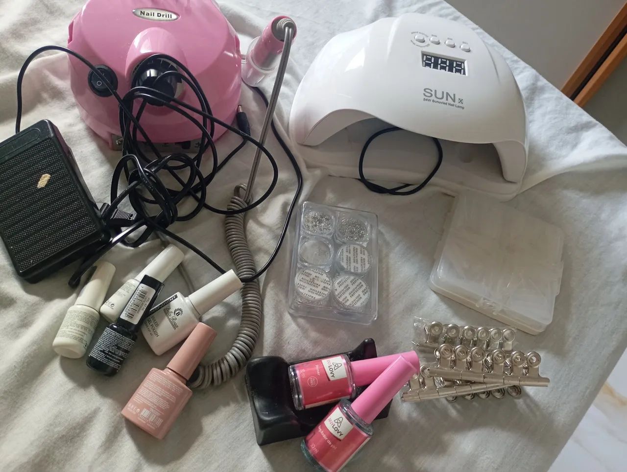 Cabine e motorzinho unha em gel