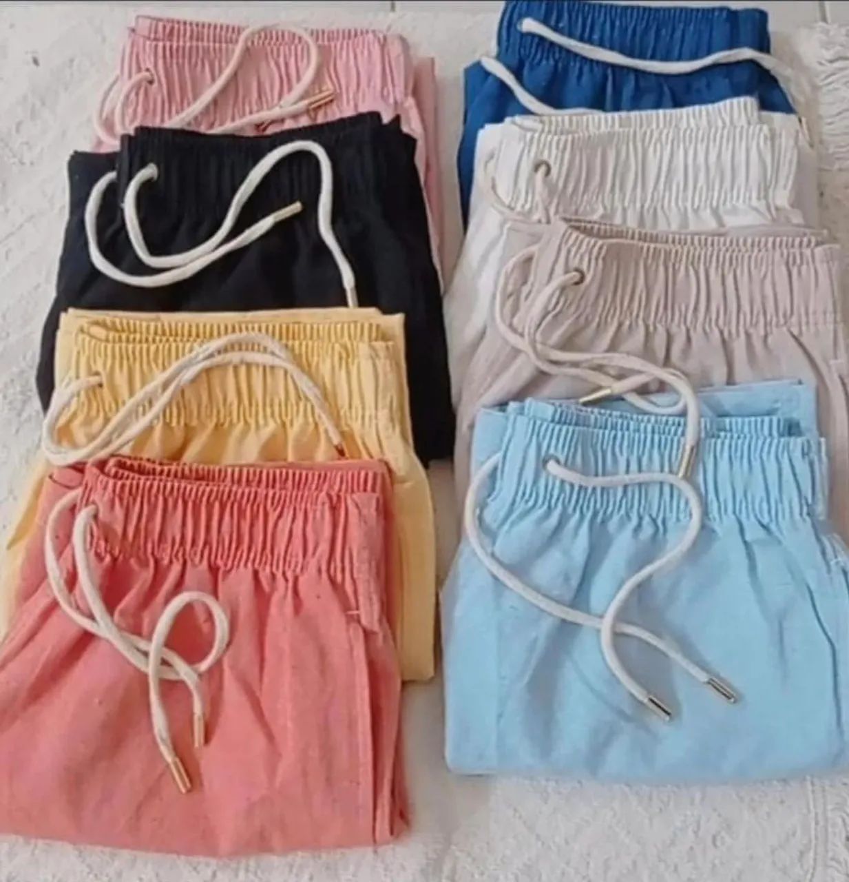 Short masculino linho