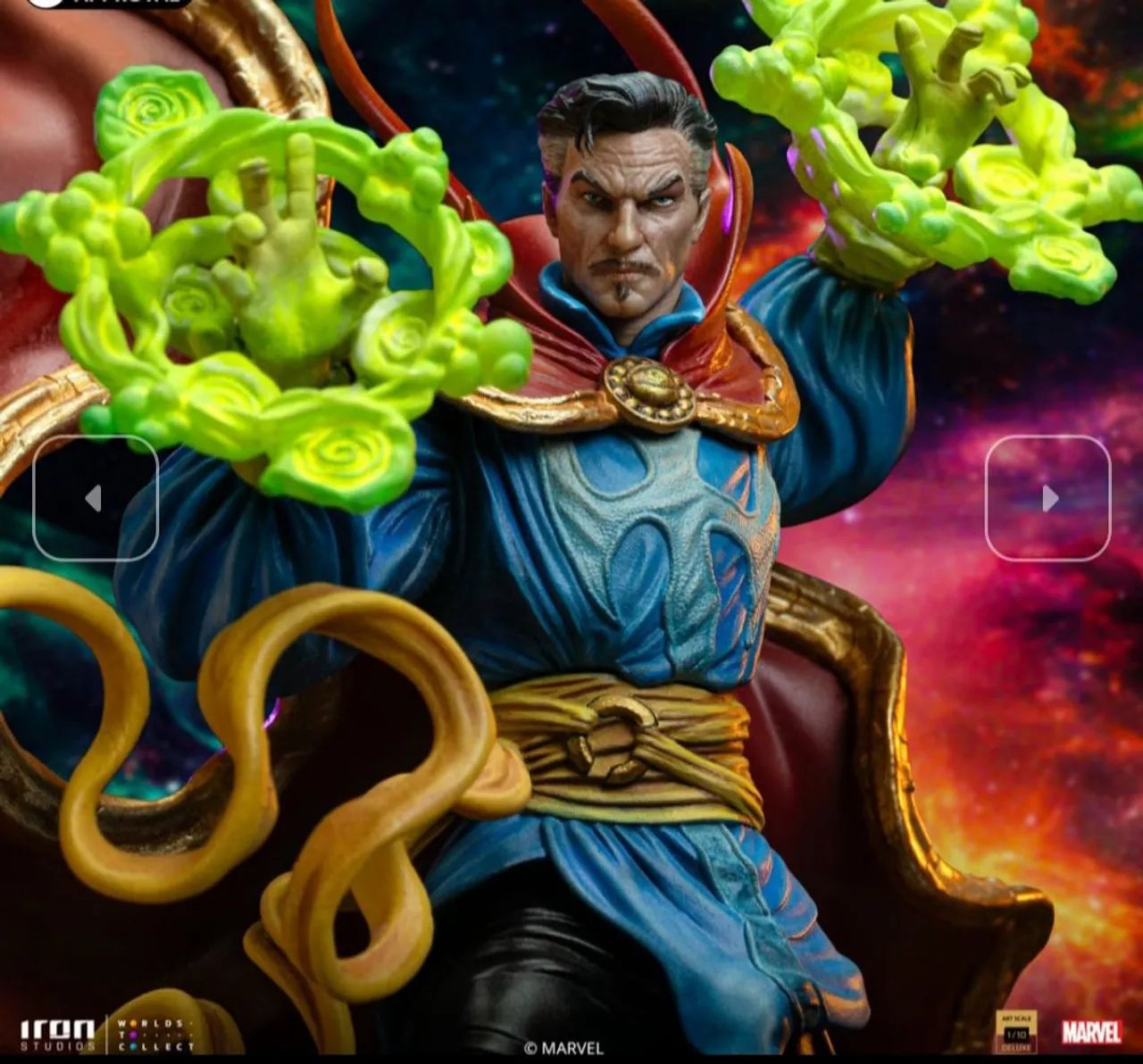 Diorama Doctor Strange Deluxe Iron Studios Infinity Gauntlet - Foto 2