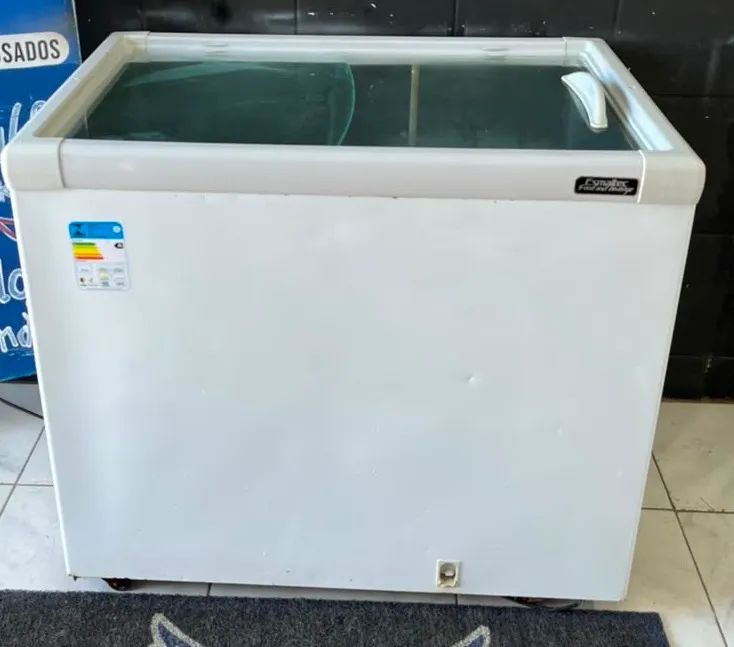 Freezer expositor Esmaltec horizontal 400 litros
