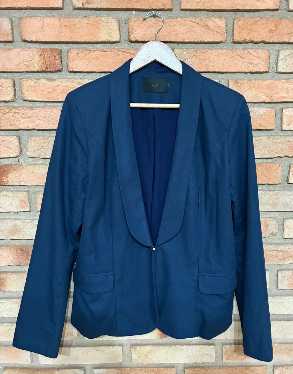 Blazer Feminino Mob Azul Marinho G