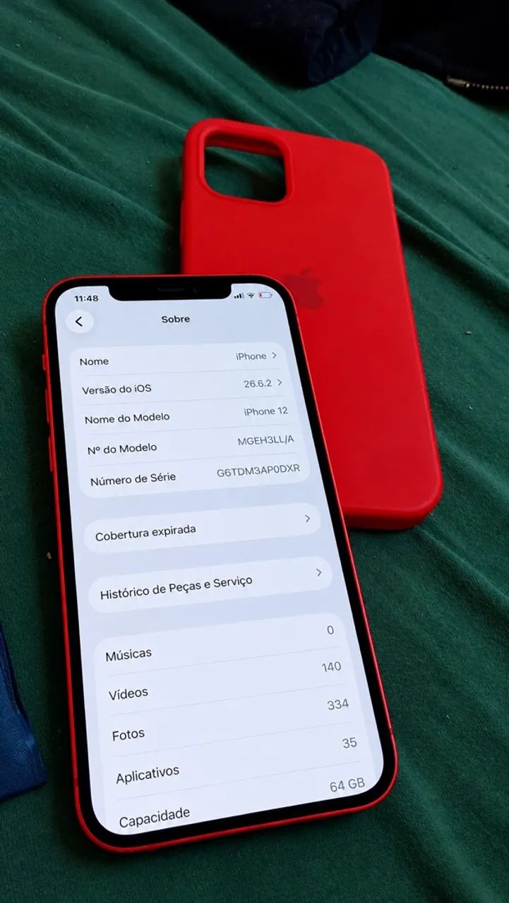 iPhone 12 RED 64gb - Celulares e Smartphones - Vila Nova (São