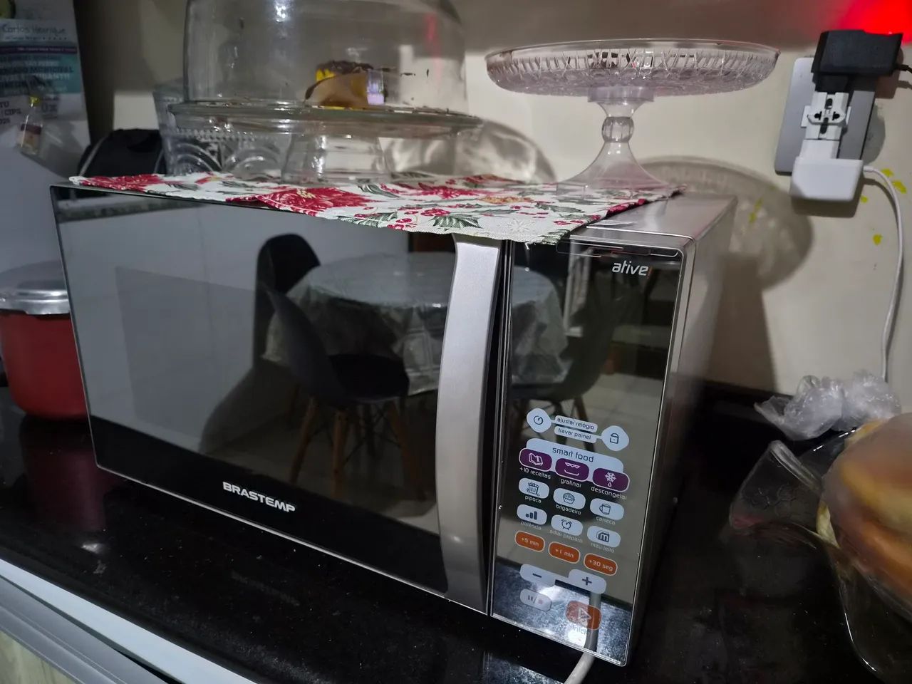 Micro-ondas  brastemp ative espelhado