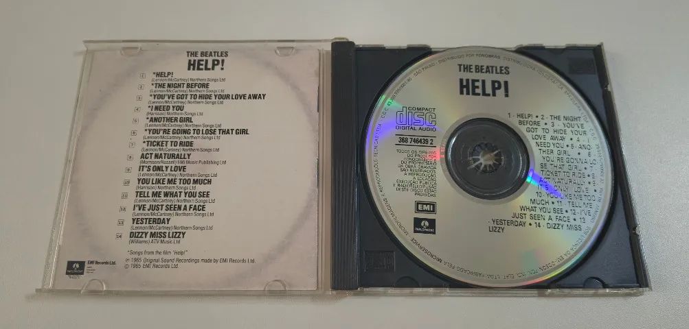 CD The Beatles - Help!  - EMI - Parlophone - Ind. Brasileira - Foto 2