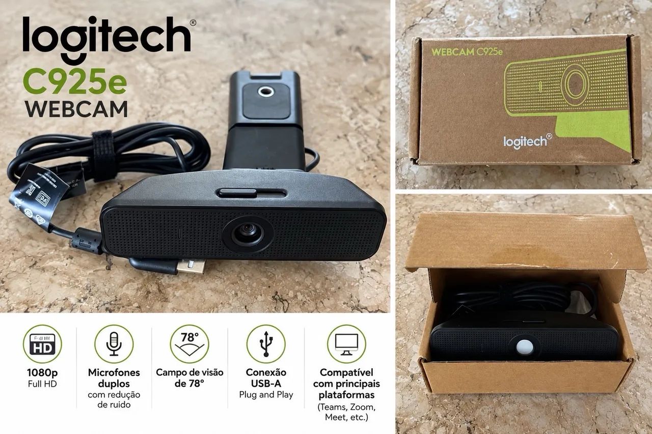 Webcam C925e Logitech - Foto 5