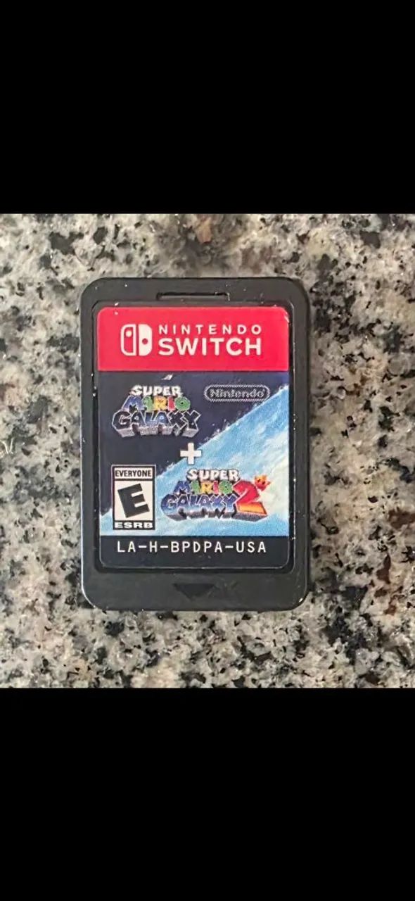 Mario galaxy 1 e 2 para switch 