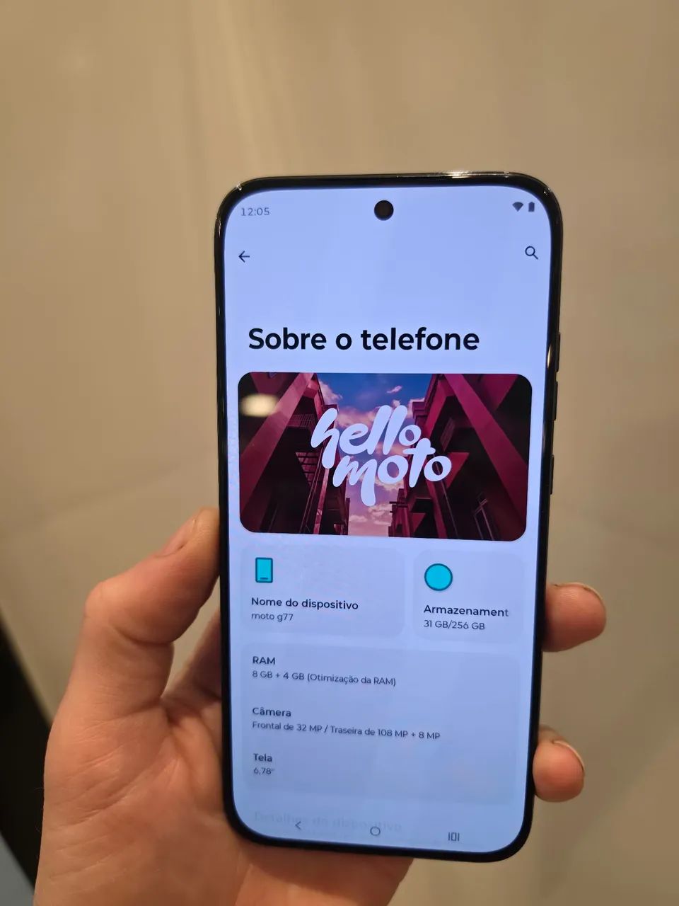 Moto G77 256gb 5G zerado - Foto 4