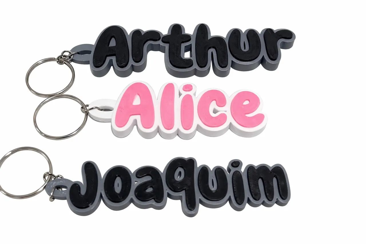 Chaveiro Personalizado em impressão 3D - Foto 6