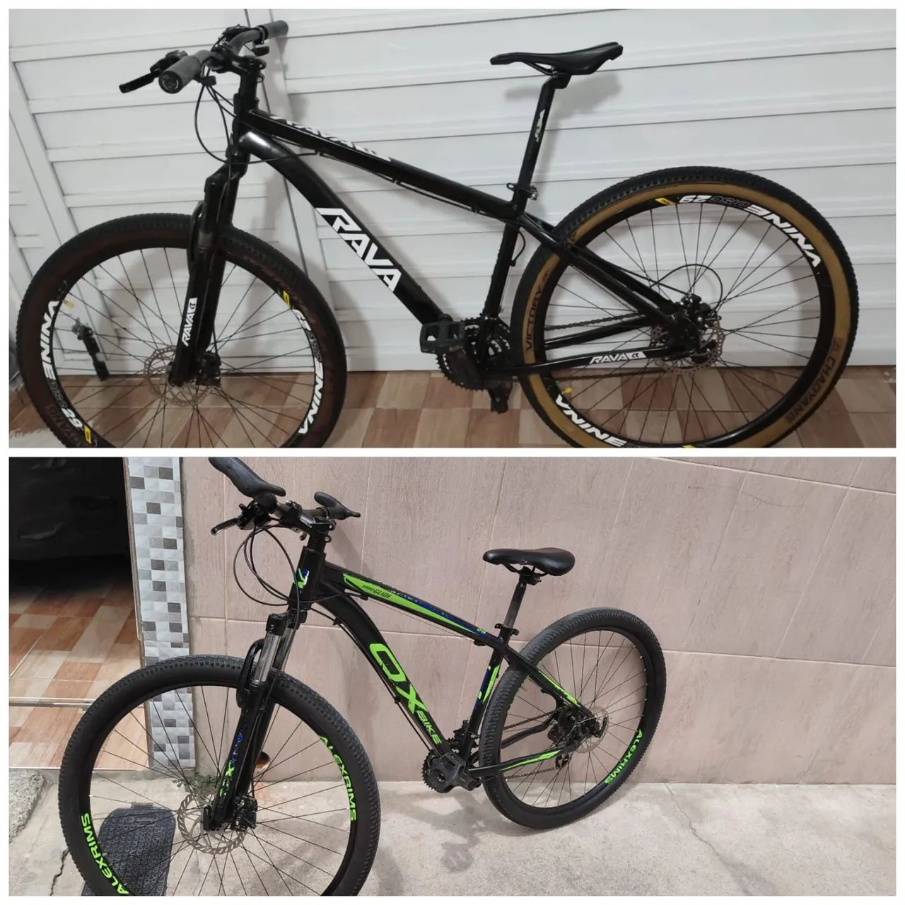 2 bicicletas aro 29 em alumínio 1 OX Oggi e 1 Rava!  - Foto 2